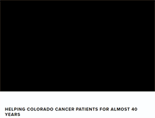Tablet Screenshot of coloradocancerfoundation.org